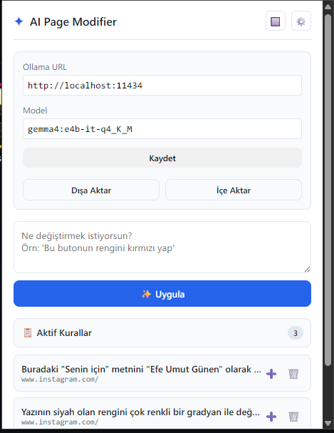 Uygulamadan Örnek Ekran Görüntüsü 2